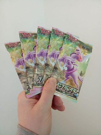 [LOT] 5 Boosters Pokémon Japonais - Space Juggler S10P