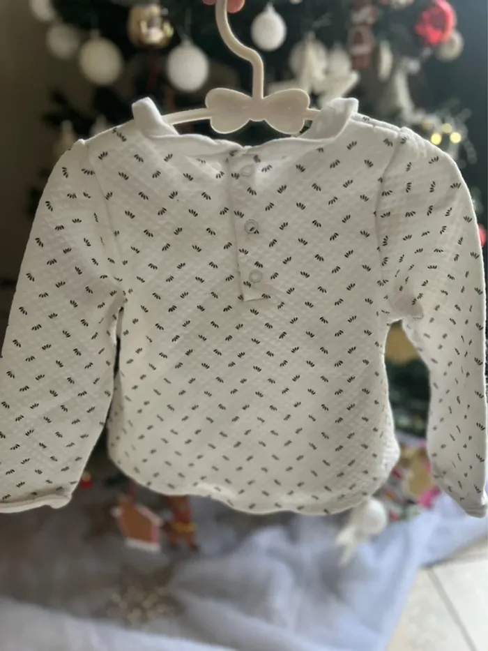 Pull fin en relief à col claudine 23 mois - Obaïbi - photo numéro 5