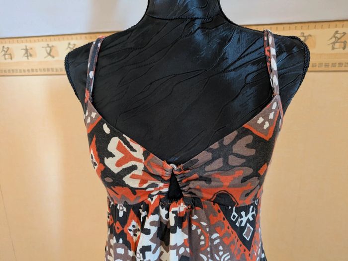 Robe été chic double bretelles Pimkie S 36 bon état - photo numéro 2