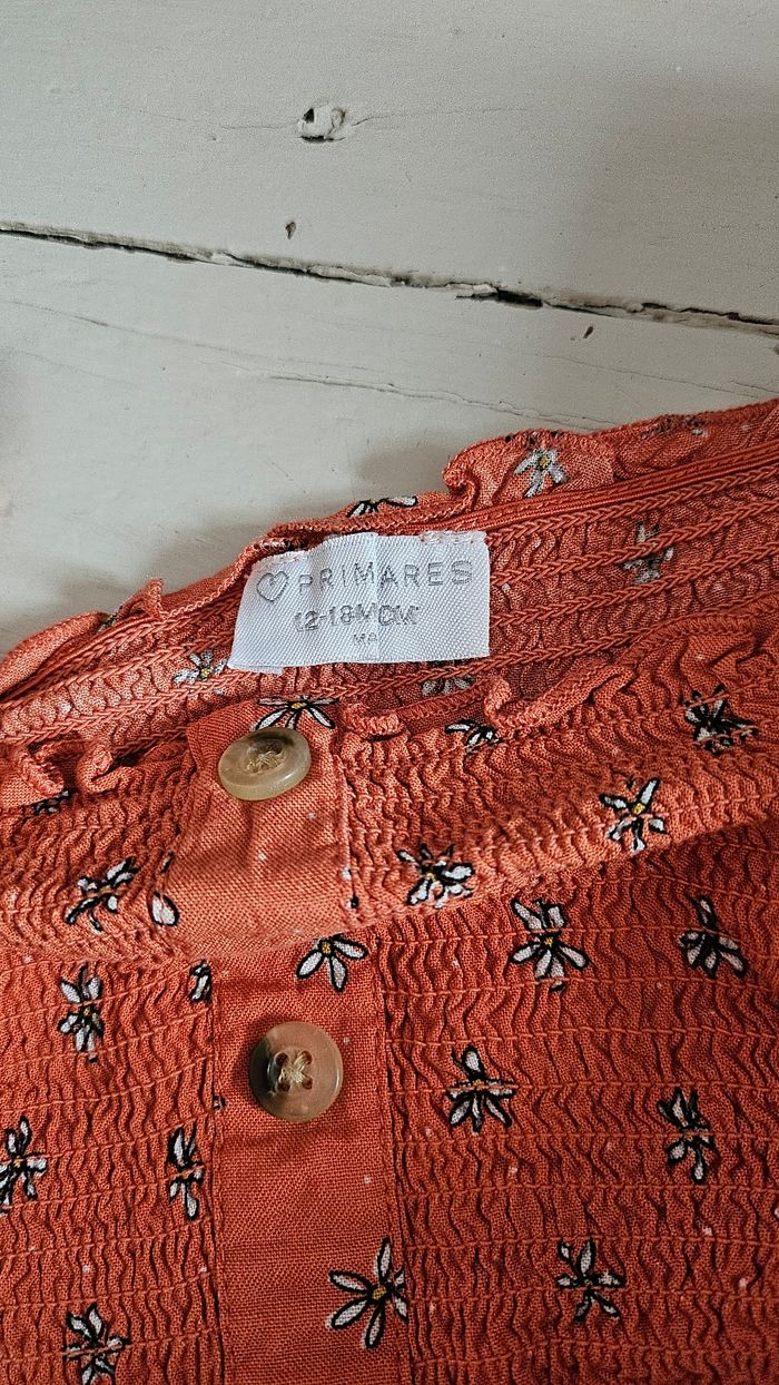 Combishort Fleuri 12/18 mois Primark - photo numéro 2