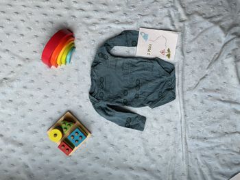 body manches longues bleu motifs engins 3 mois 