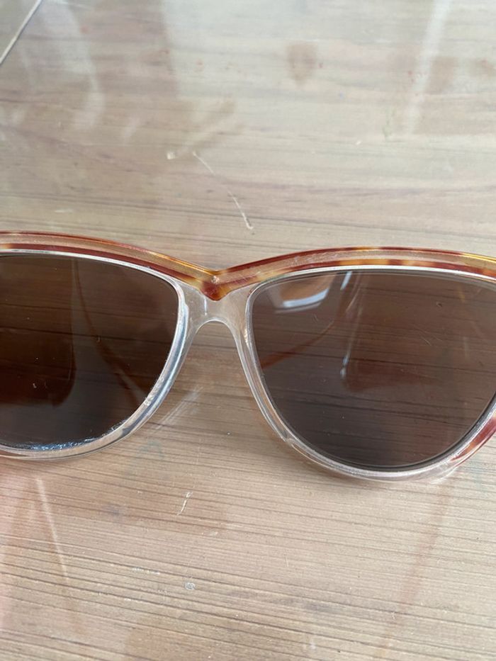 Lunettes de soleil vintage Maggy Rouff marron - photo numéro 11