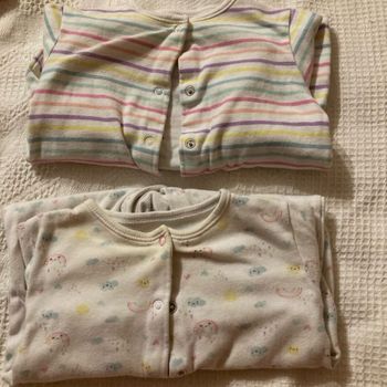 Lot grenouillères 9/12 mois