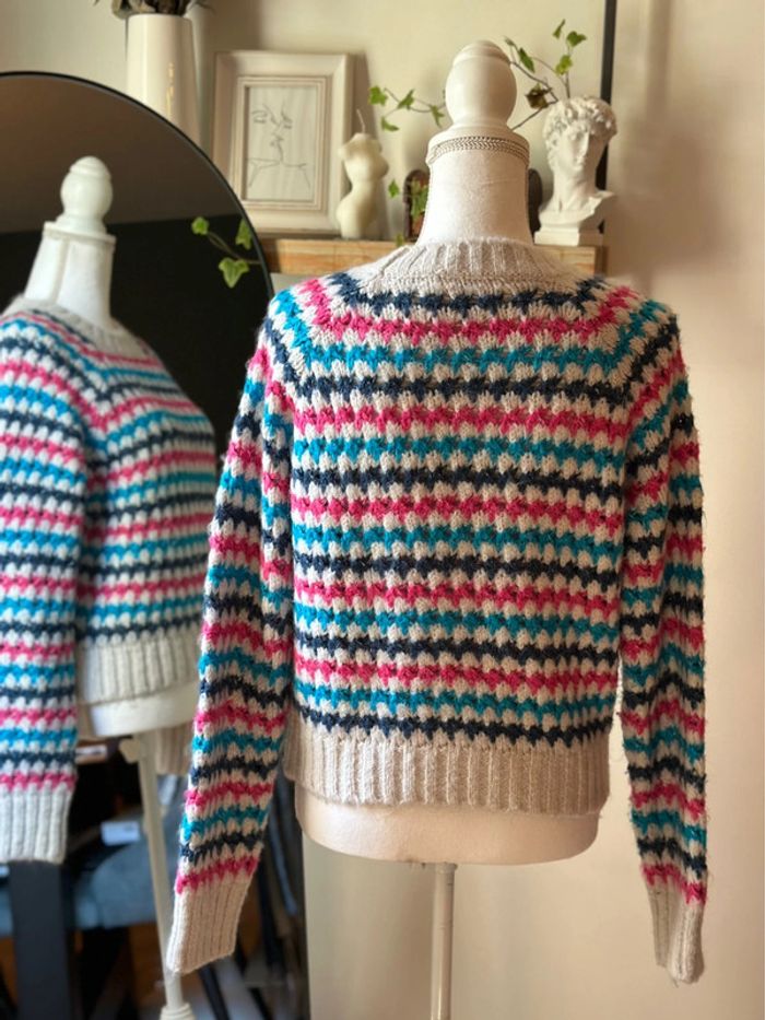 Pull en maille colorée Zara – Taille S - photo numéro 6