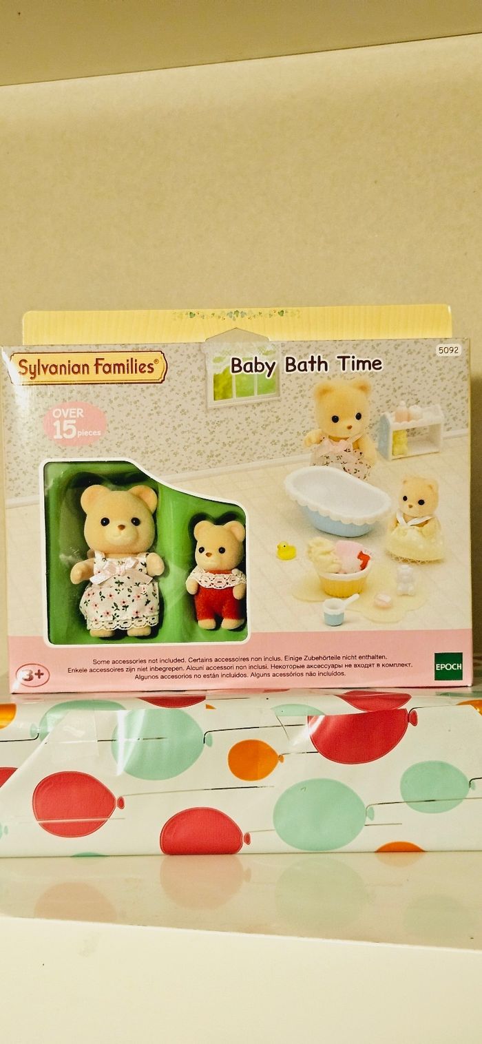 Sylvanian Families 5092 Le bain de bébé ours - photo numéro 1