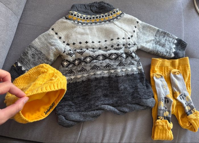 Ensemble 4 pièces Catimini 12 mois Fille - photo numéro 3