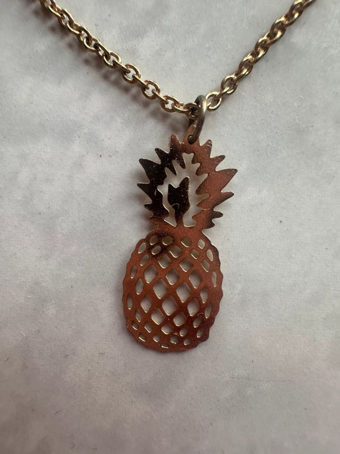 Collier ananas ajustable moa - photo numéro 2