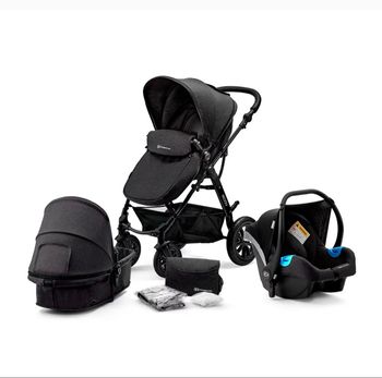 Poussette 3 en 1 Combinée - KINDERKRAFT MOOV de couleur grise!