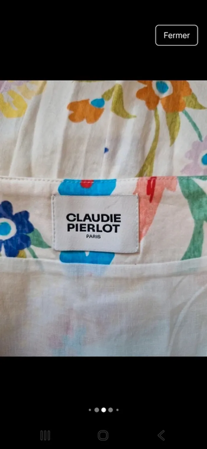 Jupe portefeuille Claudie Pierlot taille 40 neuve - photo numéro 6