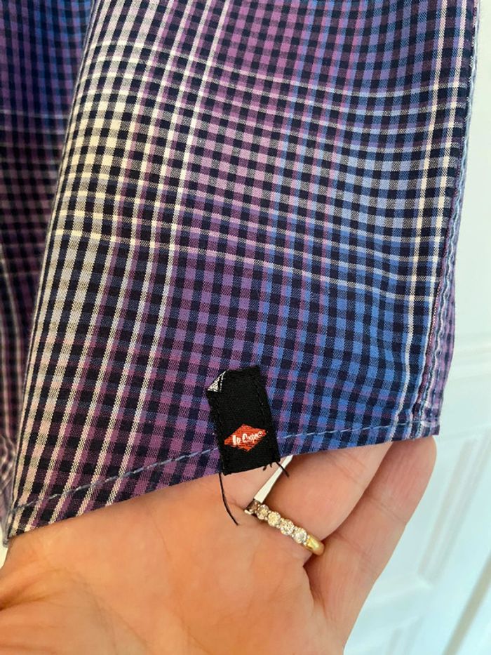 Chemise à carreaux neuve Lee Cooper fille taille 14 ans - photo numéro 14