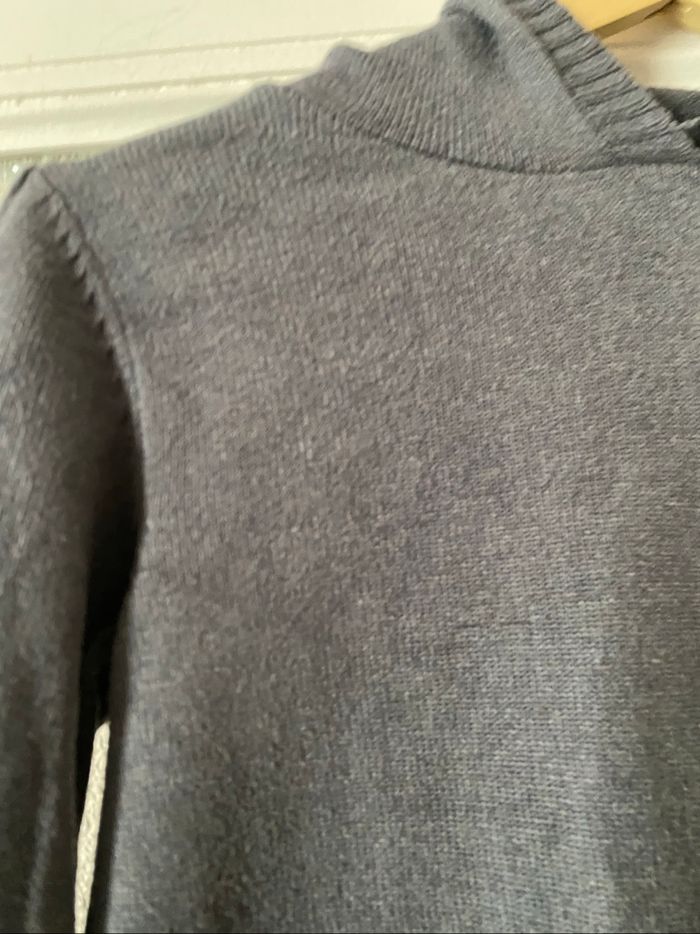 Pull capuche emnmaille  grise Tex - photo numéro 2