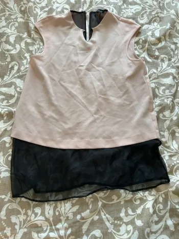 Blouse cop copine rose noir taille 38