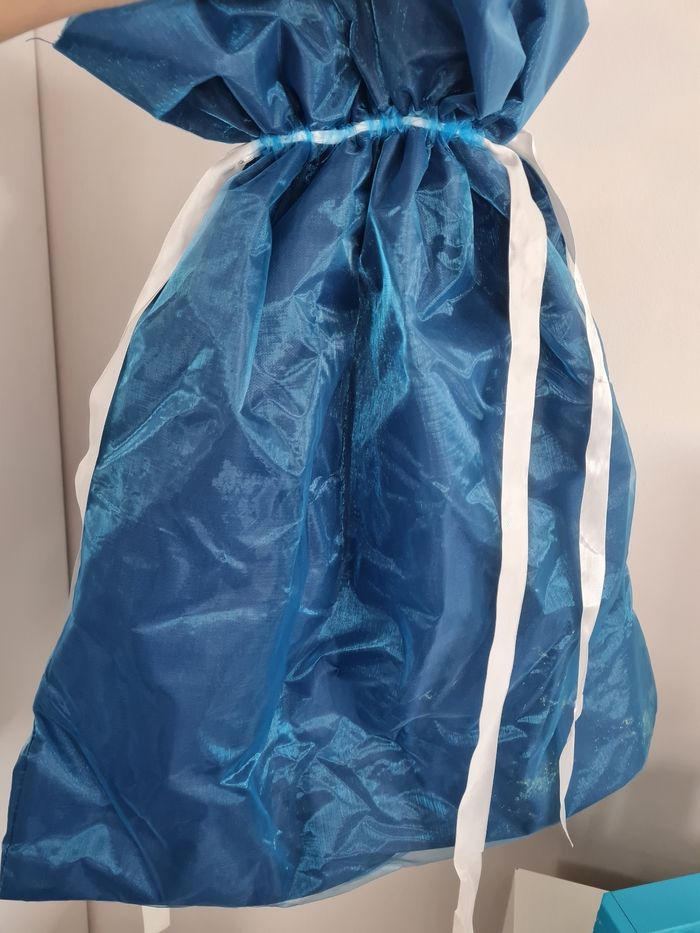 Grand sac cadeau bleu - photo numéro 5