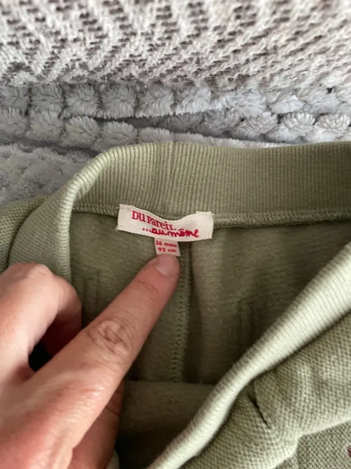 2 pantalons du pareil au même 36 mois - photo numéro 6