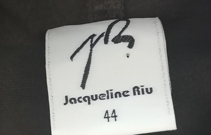 Veste / blazer en jean kaki Taille 44 XXL Jacqueline RIU - photo numéro 12