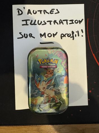 Pokémon mini tins phyliali 8.5 évolution prismatique