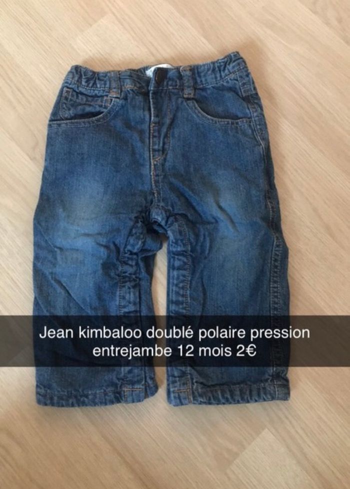 Jean 12 mois