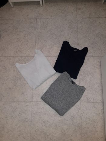 Lot 3 pulls fins femme