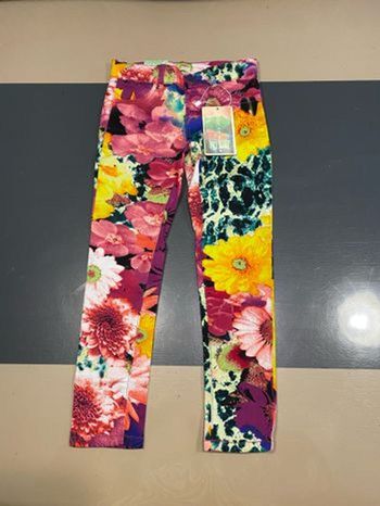 Jeans skinny 5 ans Fleuri neuf