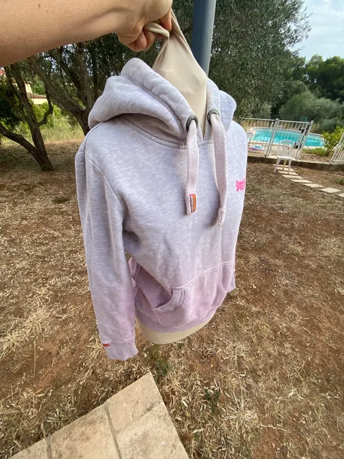 Sweat original  à capuche superdry XS Idéal 36! - photo numéro 12