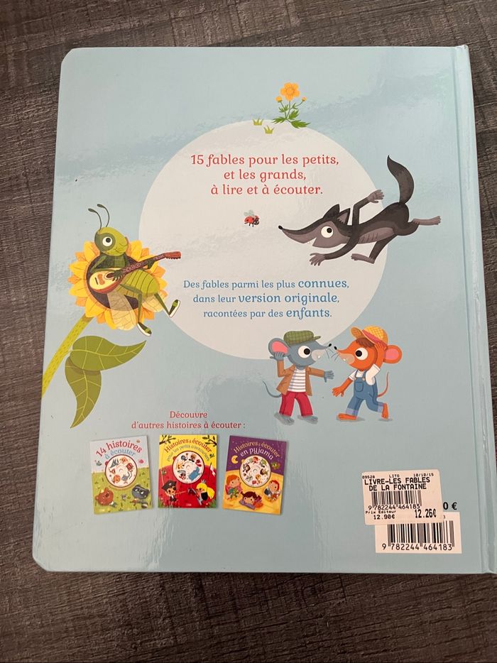 Livre les fables de la fontaine + CD - photo numéro 2