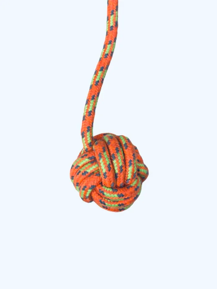 Corde Jouet pour chien ForPet – Orange fluo – 41 cm Neuf - photo numéro 2