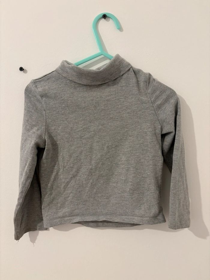 Haut gris à col roulé - KIABI - 3 ans (90-97 cm)