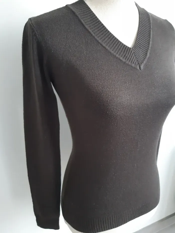 Pull marron Spot T34 - photo numéro 3