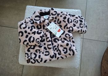 Manteau bébé fille léopard Boboli neuf