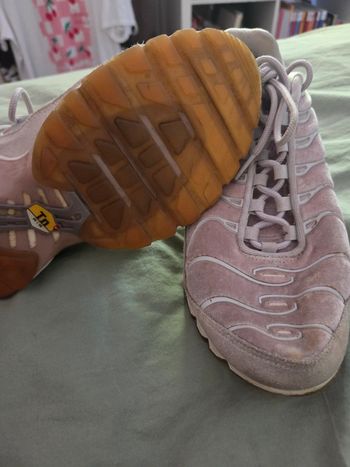 Basket Nike TN rose velours