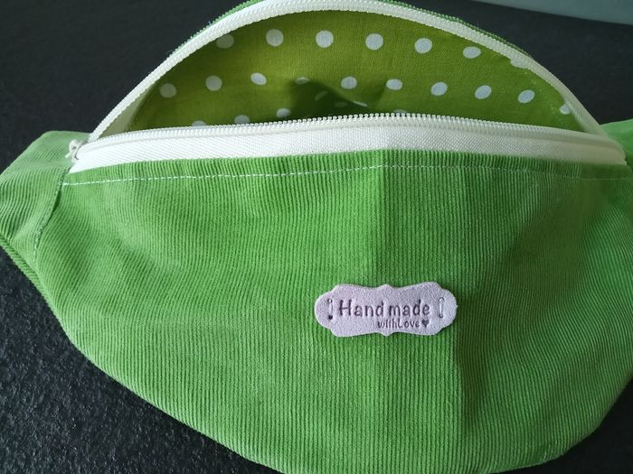 Sac banane en velours