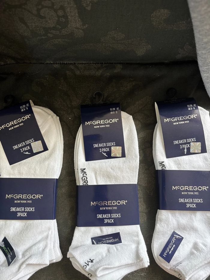 Lot de 9 Paires de socks blanche - photo numéro 2
