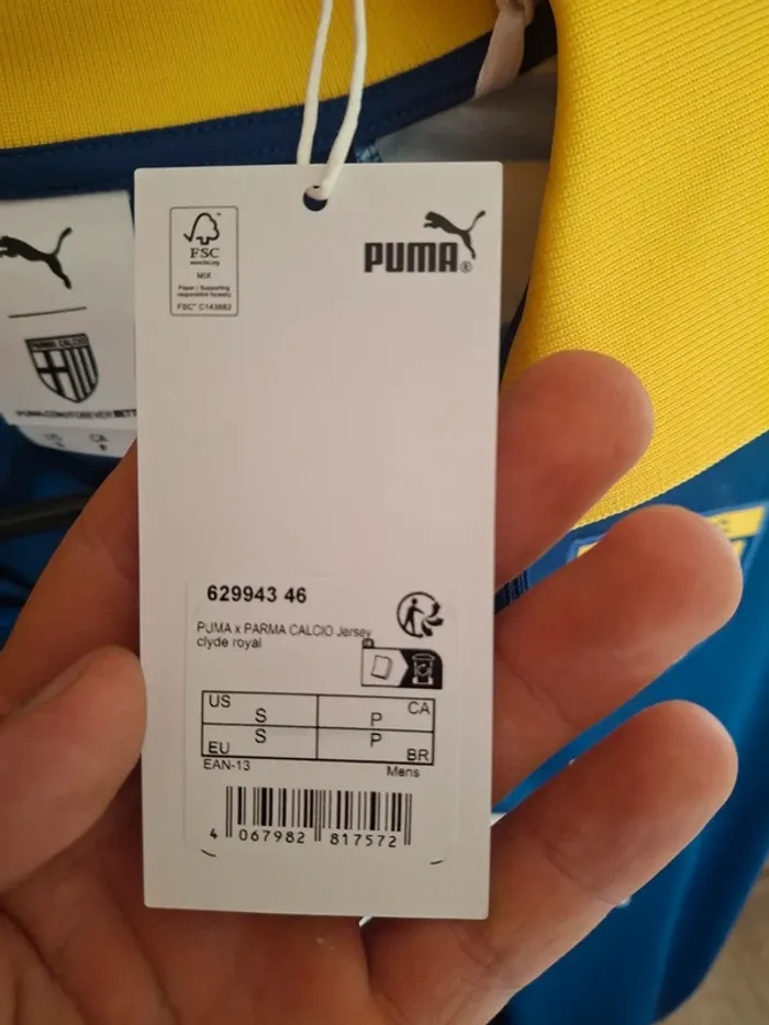 Maillot Rétro Collector – Parma AC 1995/1996 – Taille S – Neuf avec Étiquette 🔥 - photo numéro 4