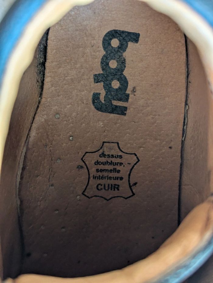 Chaussures en cuir bleu Bopy – Taille 23 - Modèle Zavo - photo numéro 7