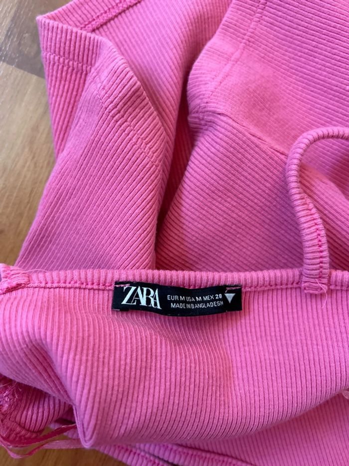 Top rose Zara - photo numéro 4