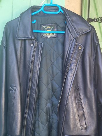 Manteaux en cuir homme