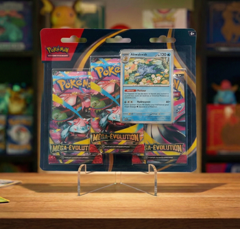 Tripack Pokémon ME01 "Méga Evolution" - Neuf & Scellé - Promo Akwakwak