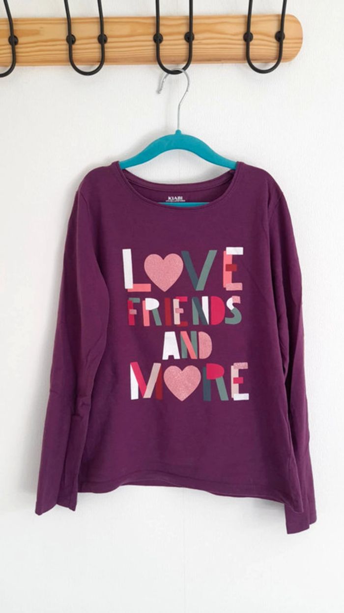 Tee-shirt manches longues kiabi 10 ans