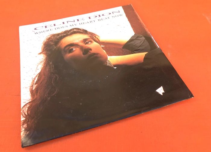 Vinyle 45 tours Céline Dion Where does my heart beat now (1990) CBS 6563257 - photo numéro 2