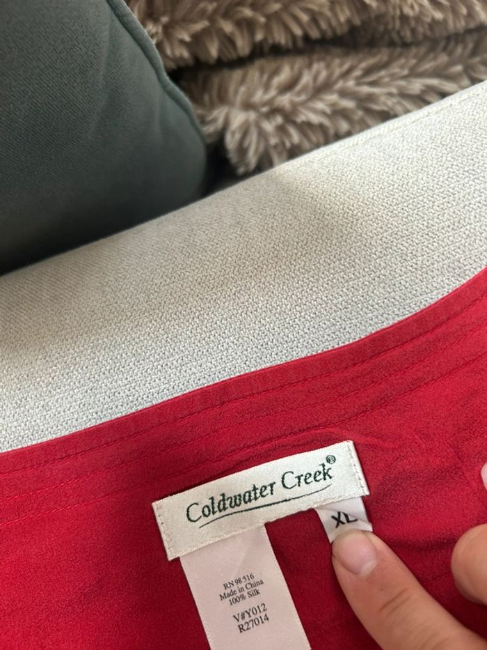 Chemisier rouge taille XL - photo numéro 5