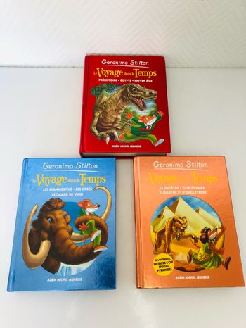 Geronimo Stilton Voyage dans le temps tome 1,3,4
