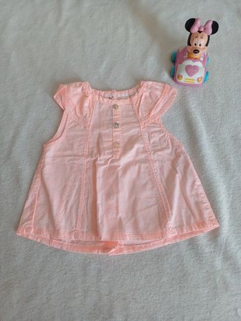 Tunique rose 6 mois gemo