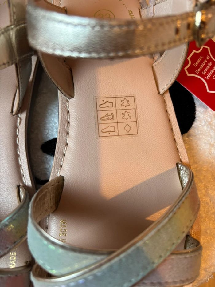 Neuves - Sandales cuir DPAM 33 - photo numéro 7
