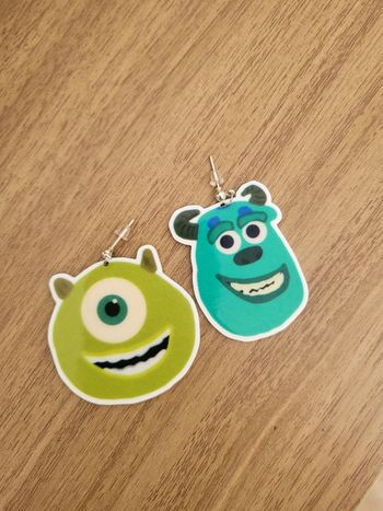 Boucles d'oreilles monstres et compagnie