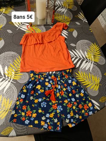 Enssemble  t shirt et short