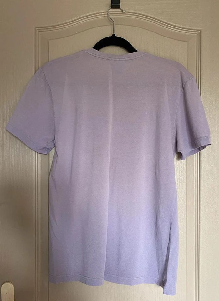 T-shirt Lacoste Vintage Lila Taille S Homme - photo numéro 6