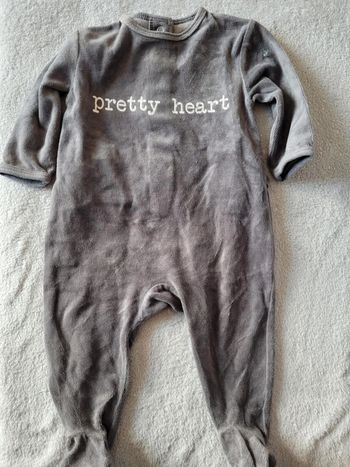 Pyjama velours 6 mois