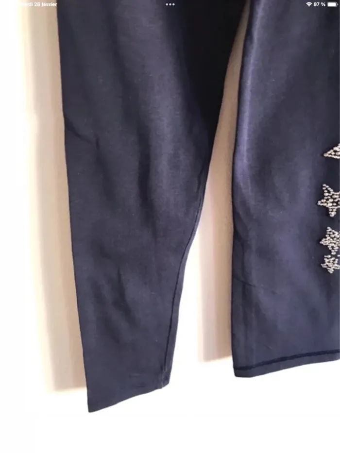 T-shirt violet Zara à strass manches longues taille 34/36 - photo numéro 6