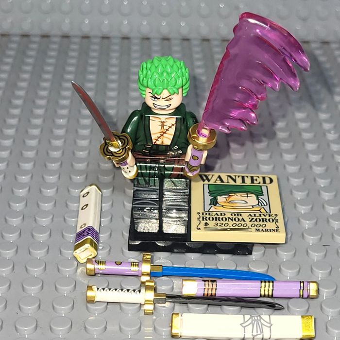 Minifigure / Figurine 🌊 One Piece 🌊 Roronoa Zoro - photo numéro 2