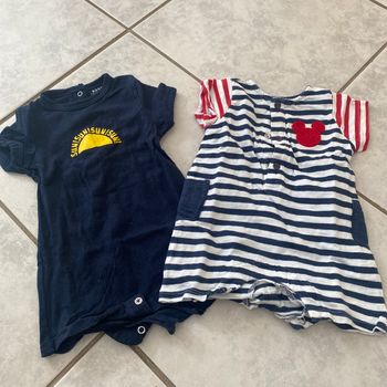 Combi-short garçon 3 mois